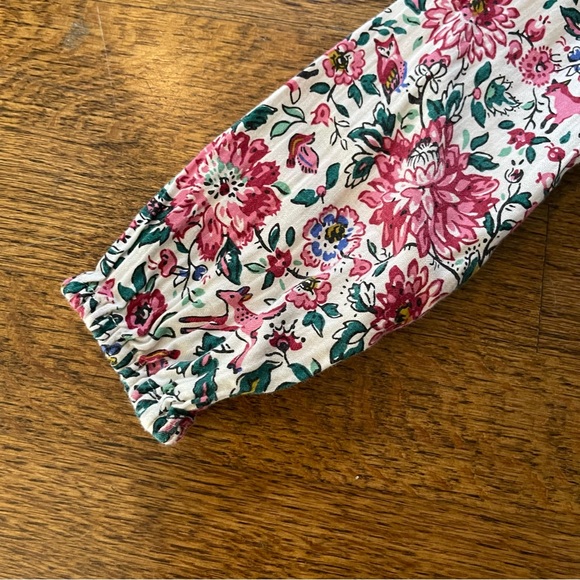 Old Navy Long Sleeve Ruffle Woodland Print Dress with Legging, Size 4T - Picture 8 of 11